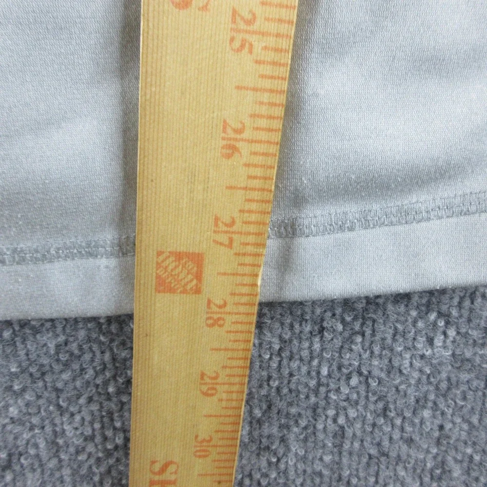 The North Face‎ Jacket Mens Medium Gray Fleece 1/4 Zip Pullover Fleece Outdoors